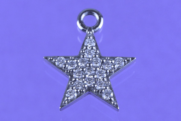 チャームピアス スターダイヤM